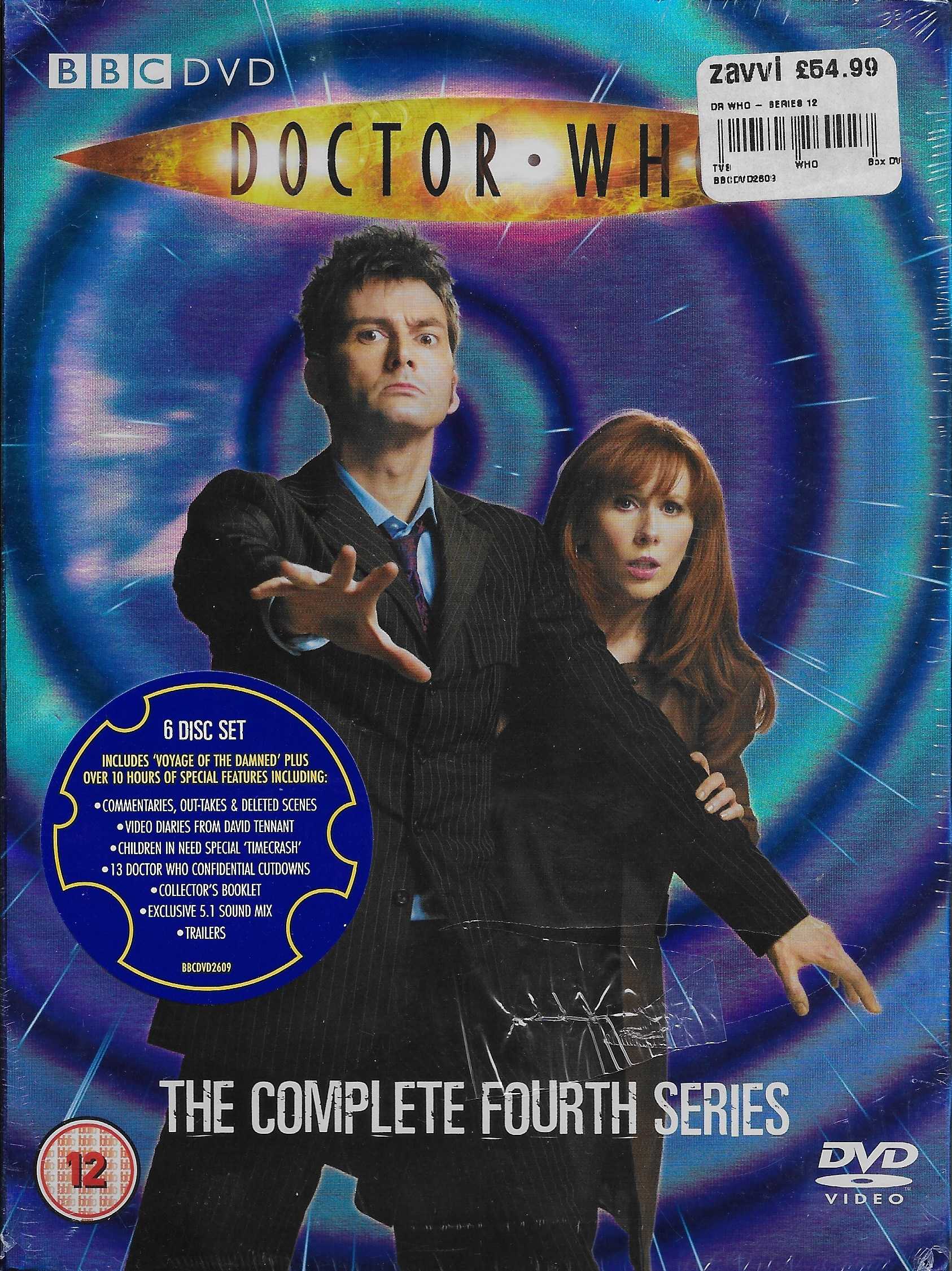 Picture of BBCDVD 2609 Doctor Who - Series 4 by artist Various from the BBC records and Tapes library